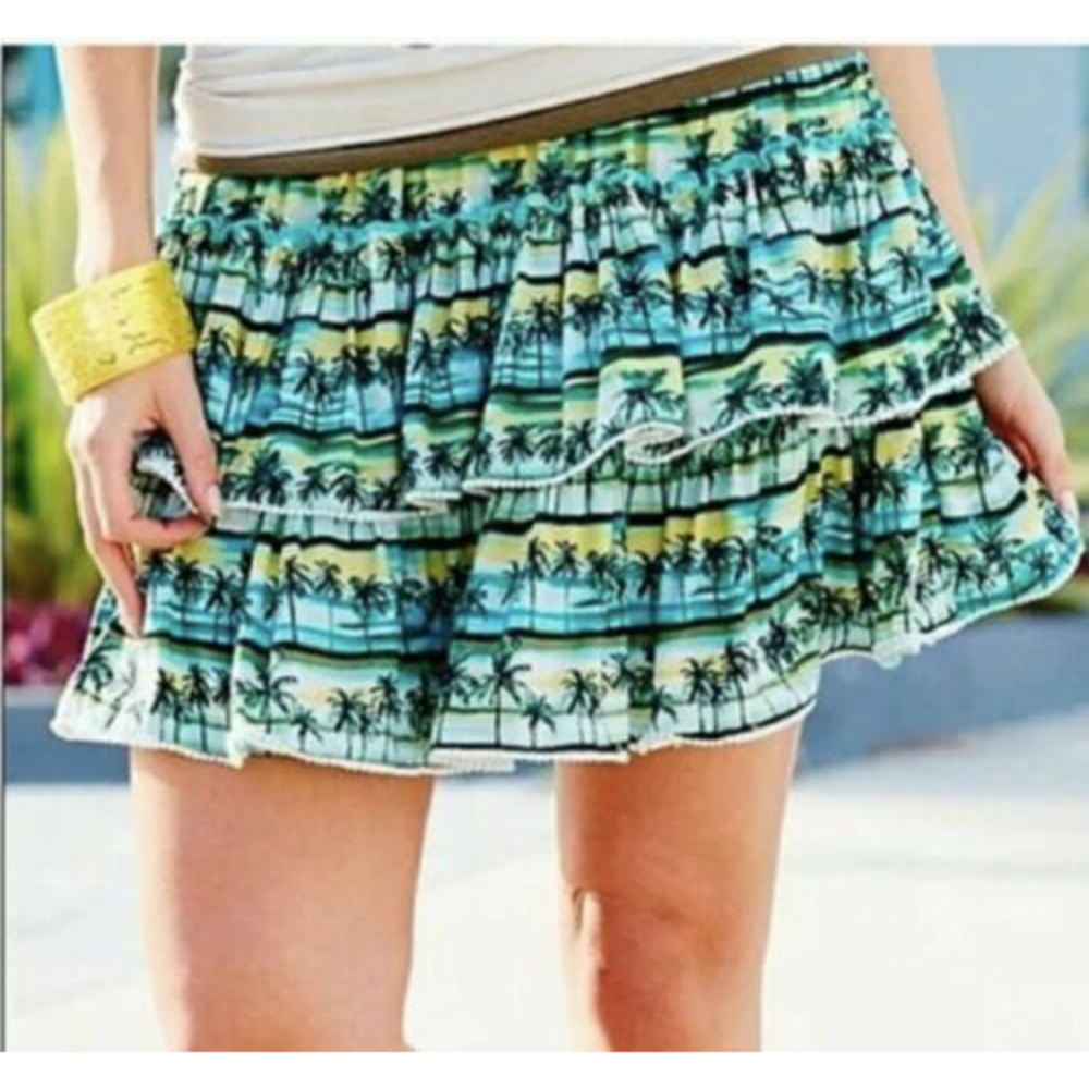 Matilda Jane Women’s Reflection Of Paradise Skirt Size Small Flounced Ruffle